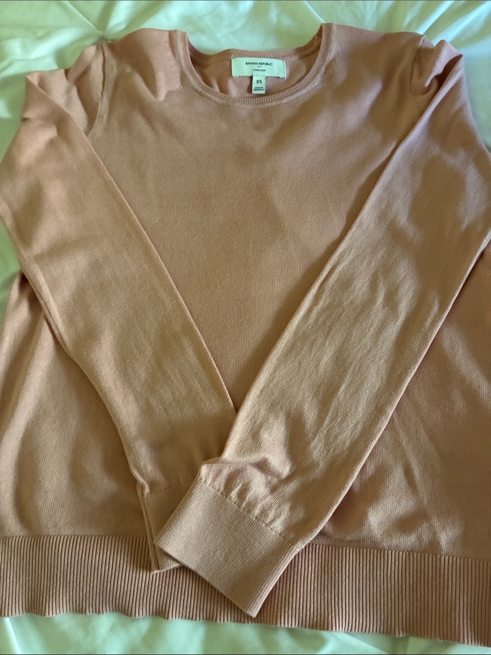 Banana Republic Women's Crewneck Sweater - Blush Pink